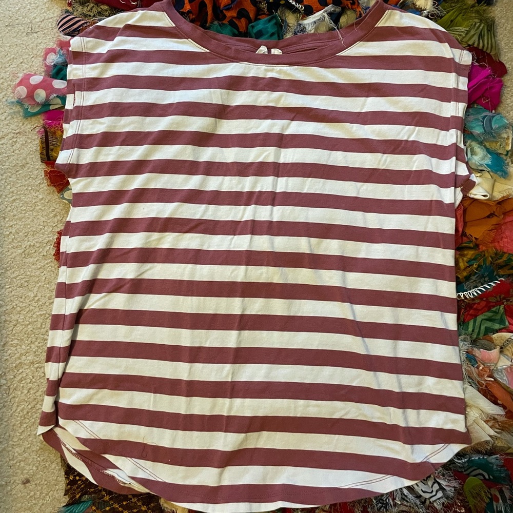 Gap Cap Sleeved Striped Tee